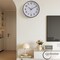 Clockswise Black Analog Clock – Silent, Non-Ticking for Wall, Office Desk, Table and Shelf, Battery-Operated Perfect for Home Office, Farmhouse Kitchen Decor, Bathroom, School and Bedroom Decor